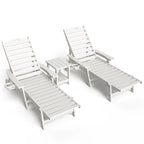 500 LBS Capacity Lounge Chair Set (3-Piece)