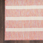 Nourison Home Positano Rainbow Ivory 7' x 10' Area Rug - Easy Clean, Non Shedding, Bed Room, Living Room, Dining Room, Kitchen (7' x 10')