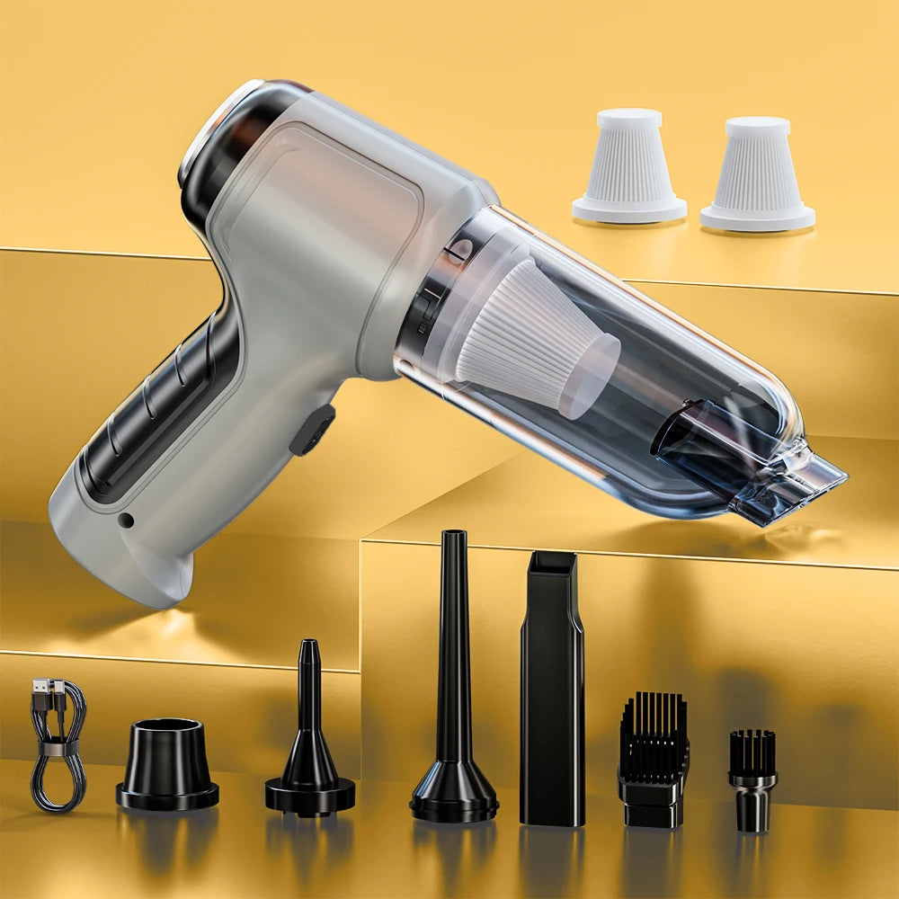 SZUK Mini Car Vacuum Cleaner 638000Pa Wireless Handheld Cleaner Cleaning Machine Strong Powerful Portable Vacuum Cleaner Car