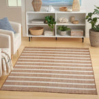 Nourison Home Positano Jute Ivory 5' x 7' Area Rug - Easy Clean, Non Shedding, Bed Room, Living Room, Dining Room, Kitchen (5' x 7')