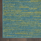 Nourison Home Nourison Essentials Blue Green 7' x Square Area Rug - Easy Clean, Non Shedding, Bed Room, Living Room, Dining Room, Kitchen (7' x Square)