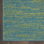 Nourison Home Nourison Essentials Blue Green 7' x 10' Area Rug - Easy Clean, Non Shedding, Bed Room, Living Room, Dining Room, Kitchen (7' x 10')