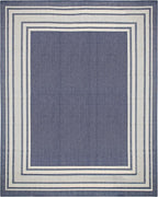 Nourison Home Horizon Indoor/Outdoor Navy 10' x 14' Area Rug - Easy Clean, Non Shedding, Bed Room, Living Room, Dining Room, Kitchen (10' x 14')