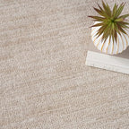 Nourison Home Nourison Essentials Ivory Beige 6' x 9' Oval Area Rug - Easy Clean, Non Shedding, Bed Room, Living Room, Dining Room, Kitchen (6' x 9' Oval)