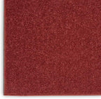 Nourison Home Nourison Essentials Brick Red 7' x 10' Area Rug - Easy Clean, Non Shedding, Bed Room, Living Room, Dining Room, Kitchen (7' x 10')