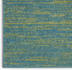 Nourison Home Nourison Essentials Blue Green 7' x Square Area Rug - Easy Clean, Non Shedding, Bed Room, Living Room, Dining Room, Kitchen (7' x Square)