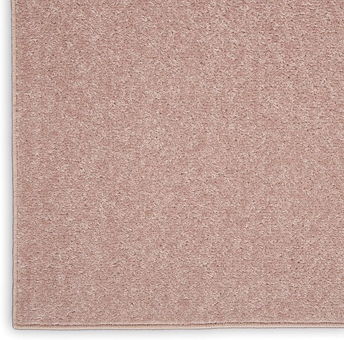 Nourison Home Nourison Essentials Pink 4' x 6' Area Rug - Easy Clean, Non Shedding, Bed Room, Living Room, Dining Room, Kitchen (4' x 6')