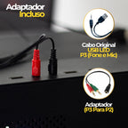 Fone De Ouvido Headset Gamer Rgb Led Pc Computador Vídeogame