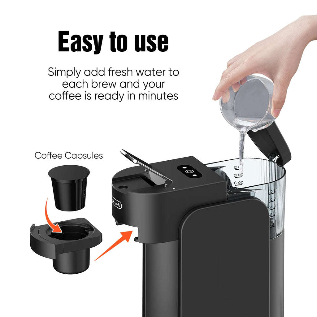 Mini Multiple K-Cup Capsule Coffee Machine Pod Ground Coffee Cafetera Maker Coffee Brewer Instant Automatic Coffee Machine