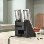 Electric Salt and Pepper Grinder Set USB Rechargeable Eletric Pepper Mill Shakers Automatic Spice Steel Machine Kitchen Tool