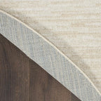 Nourison Home Nourison Essentials Ivory Beige 6' x 9' Oval Area Rug - Easy Clean, Non Shedding, Bed Room, Living Room, Dining Room, Kitchen (6' x 9' Oval)