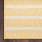 Nourison Home Positano Yellow Ivory 9' x 12' Area Rug - Easy Clean, Non Shedding, Bed Room, Living Room, Dining Room, Kitchen (9' x 12')