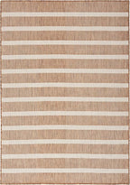 Nourison Home Positano Jute Ivory 5' x 7' Area Rug - Easy Clean, Non Shedding, Bed Room, Living Room, Dining Room, Kitchen (5' x 7')