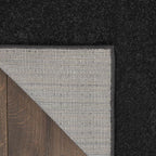 Nourison Home Nourison Essentials Black 2'2" x 10' Area Rug - Easy Clean, Non Shedding, Bed Room, Living Room, Dining Room, Kitchen (10' Runner)