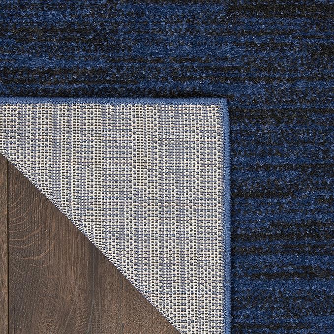 Nourison Home Nourison Essentials Midnight Blue 10' x 14' Area Rug - Easy Clean, Non Shedding, Bed Room, Living Room, Dining Room, Kitchen (10' x 14')