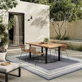 Nourison Home Horizon Indoor/Outdoor Navy 9' x 12' Area Rug - Easy Clean, Non Shedding, Bed Room, Living Room, Dining Room, Kitchen (9' x 12')