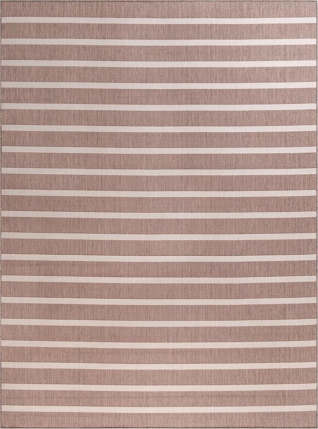 Nourison Home Positano Natural Ivory 9' x 12' Area Rug - Easy Clean, Non Shedding, Bed Room, Living Room, Dining Room, Kitchen (9' x 12')