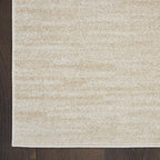 Nourison Home Essentials Indoor/Outdoor Ivory Beige 6' x 9' Area Rug, Easy Cleaning, Non Shedding, Bed Room, Living Room, Dining Room, Backyard, Deck, Patio (6x9)