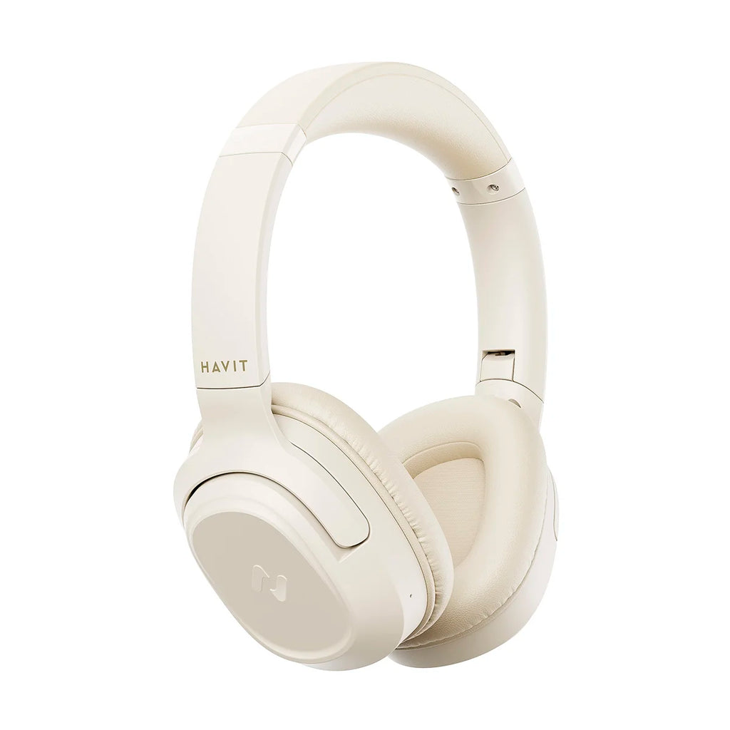 Headphone Bluetooth Havit H612BT Beige/Branco