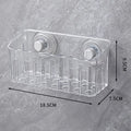 Suction Cup Sink Rack Faucet Drain Rack Multifunctional Basket Kitchen Sponge Rack Punch-free Wall Mount