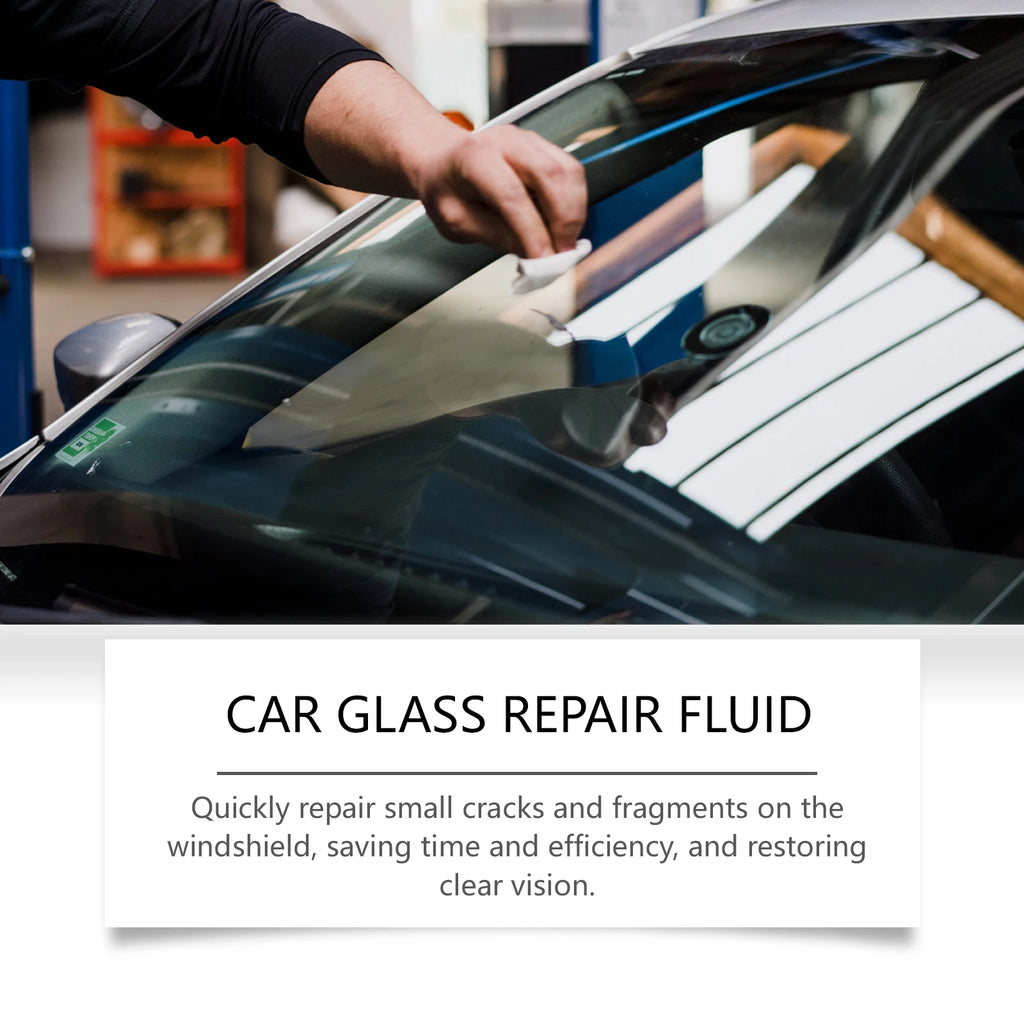 Car Glass Repair Adhesive Fixing Windshield Cracks Remove Scratch Enhance Impact Resistance Truck Motorcycles Broken Repair Set