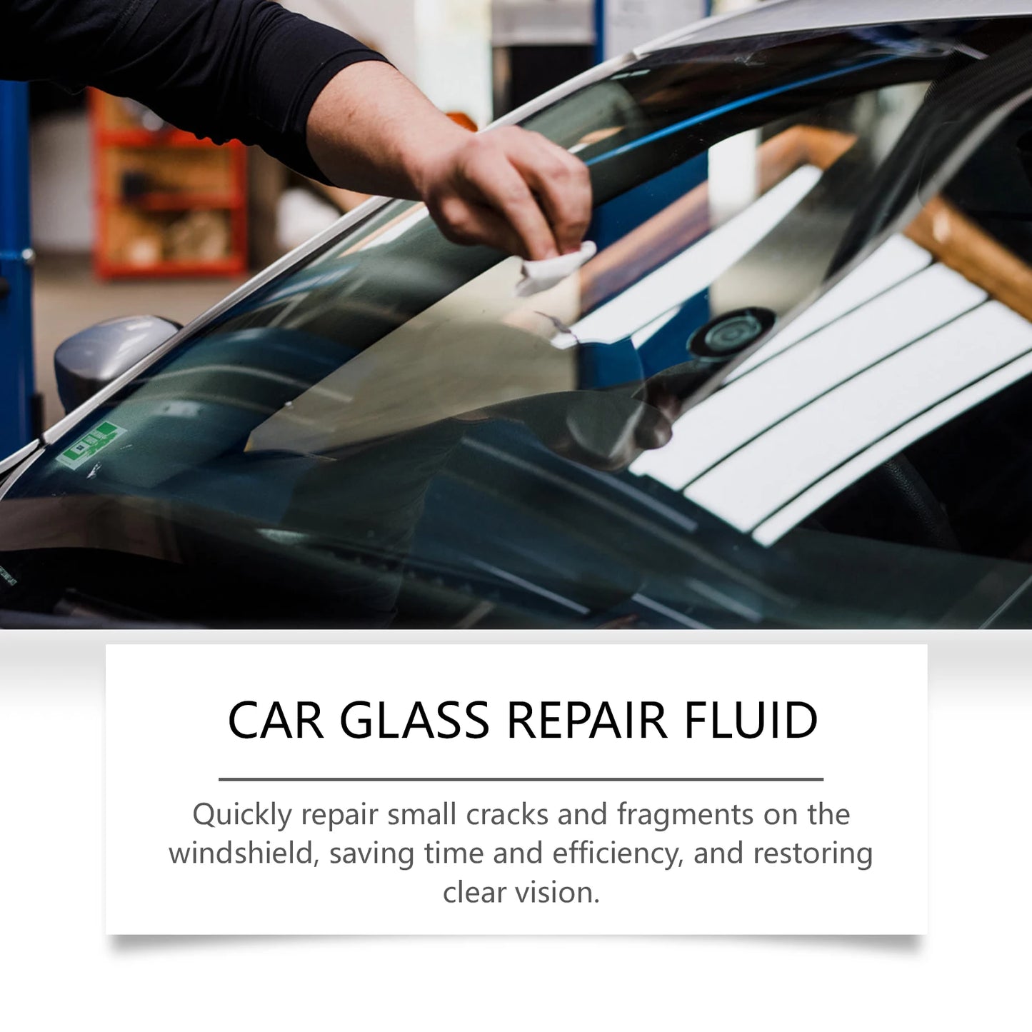 Car Glass Repair Adhesive Fixing Windshield Cracks Remove Scratch Enhance Impact Resistance Truck Motorcycles Broken Repair Set