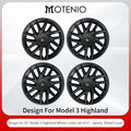 4PCS HubCap for Tesla Model3 Highland 18 Inch Sporty Style Performance Wheel Cap Automobile Full Rim Cover Accessories 2023-2025