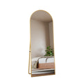 Full-length mirror, curved stand mirror, large full-length mirror, wall mounted, leaning mirror, standing mirror,