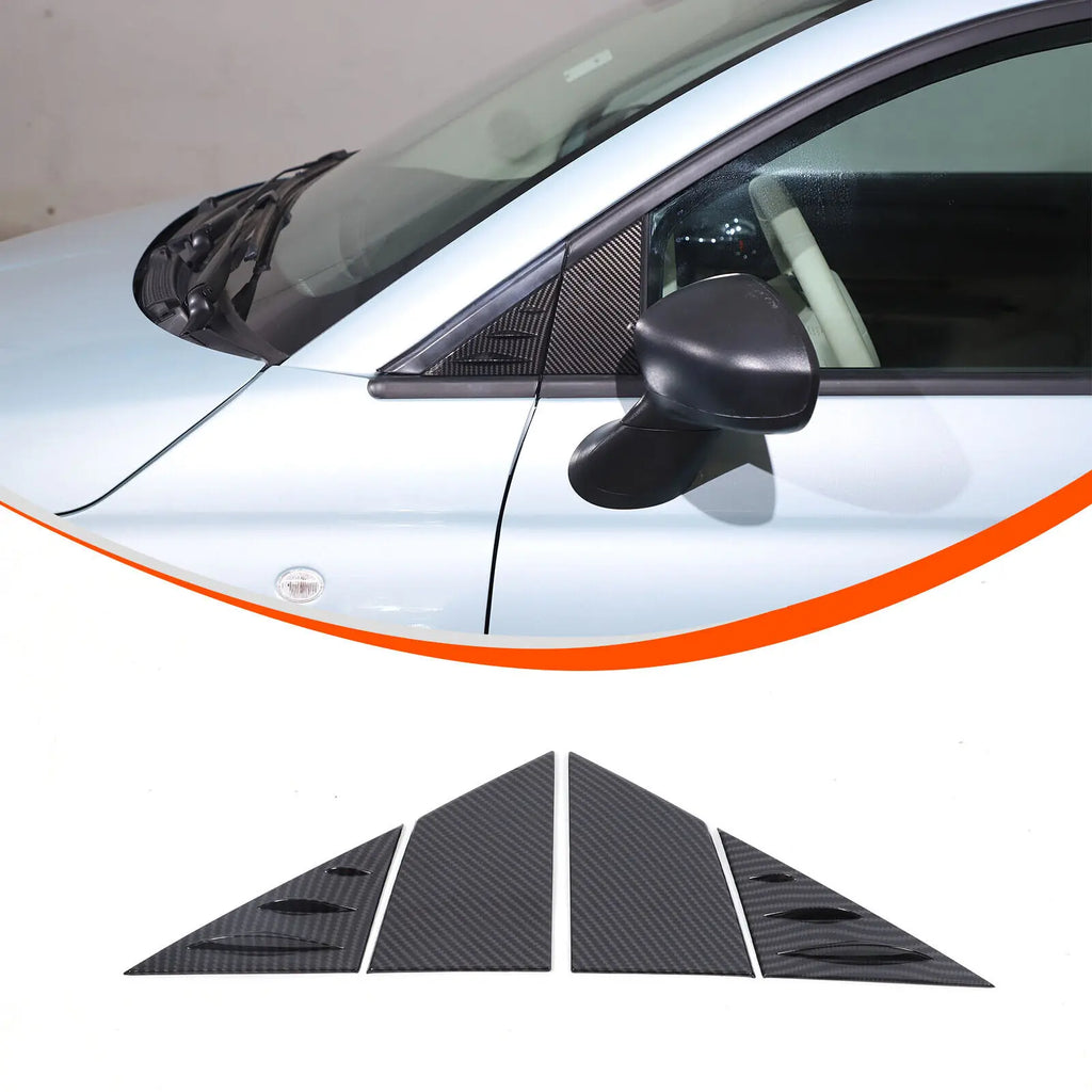 Replacement Car Left+Right Door Mirror Flag Triangle Trim Panel For FIAT 500 2012-2024 1SH17KX7AA 1SH16KX7AA 735426887 735426886