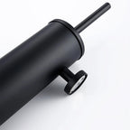 Black Toilet Brush Holder In Wall For Bathroom Set Modern Style 304 Stainless Steel Material No Dead Toilet Cleaning