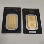 New 24K Gold Plated Swiss 1 OZ  Argor-Heraeus Gold Bar Replica Gold Bullion Gold Coin Gifts Coin Bullion Collection