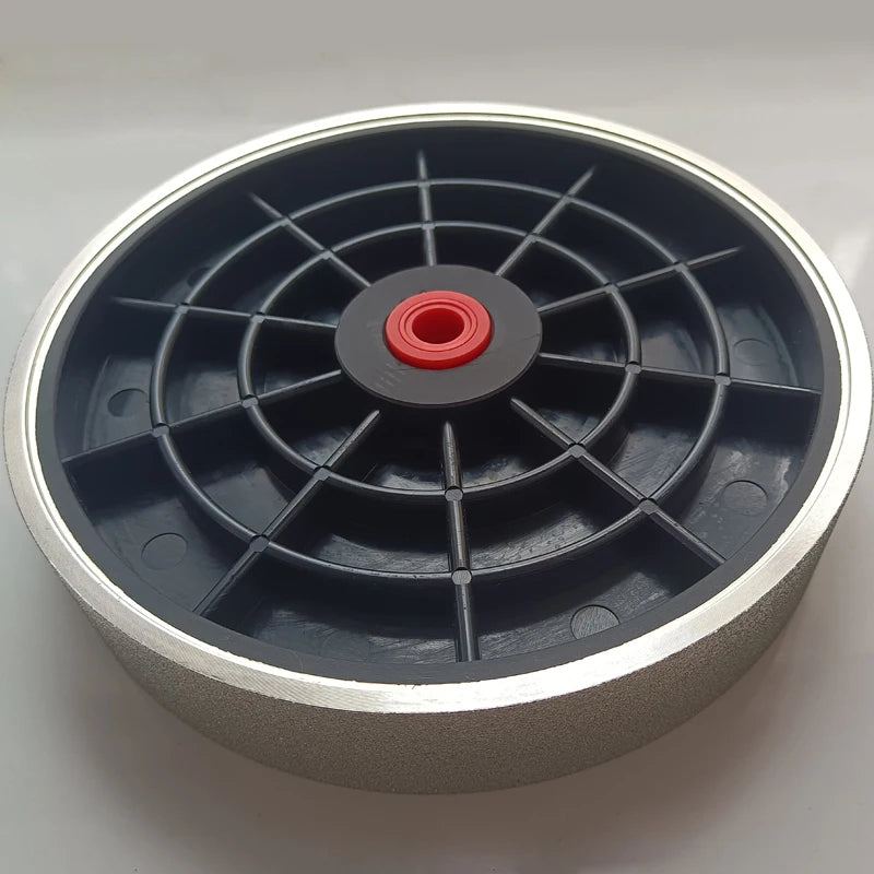 Diamond Grinding Wheel 8 Inch 200mm Diameter 38mm Thickness 25.4mm Hole Electroplated Alloy Plastic Parallel Jade Polishing
