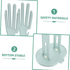 Kitchen Glove Drying Rack with Drainage Base Rubber Glove Holder and Towel Storage Box Plastic Kitchen Sink Accessories