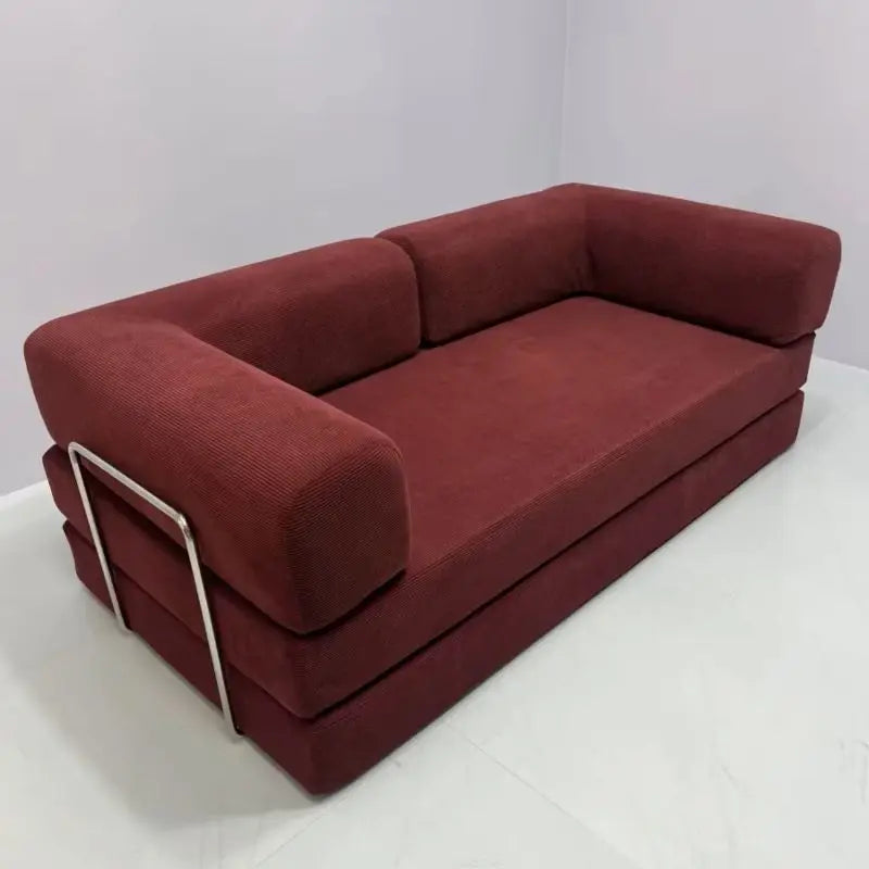High-end retro corduroy sofa air compression deformable modular sofa suitable for living room comfortable customizable leisure c