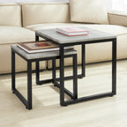 SoBuy FBT42 2-Piece Set coffee table side Table 2-piece set table sofa table coffee table set