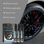 Homonth 10mlx3 Black Car Wheel Scratch Repair Pen Tire Scratch Remover Wheel Hub Scratch Repair Anti Rust Auto Paint Repair Pen