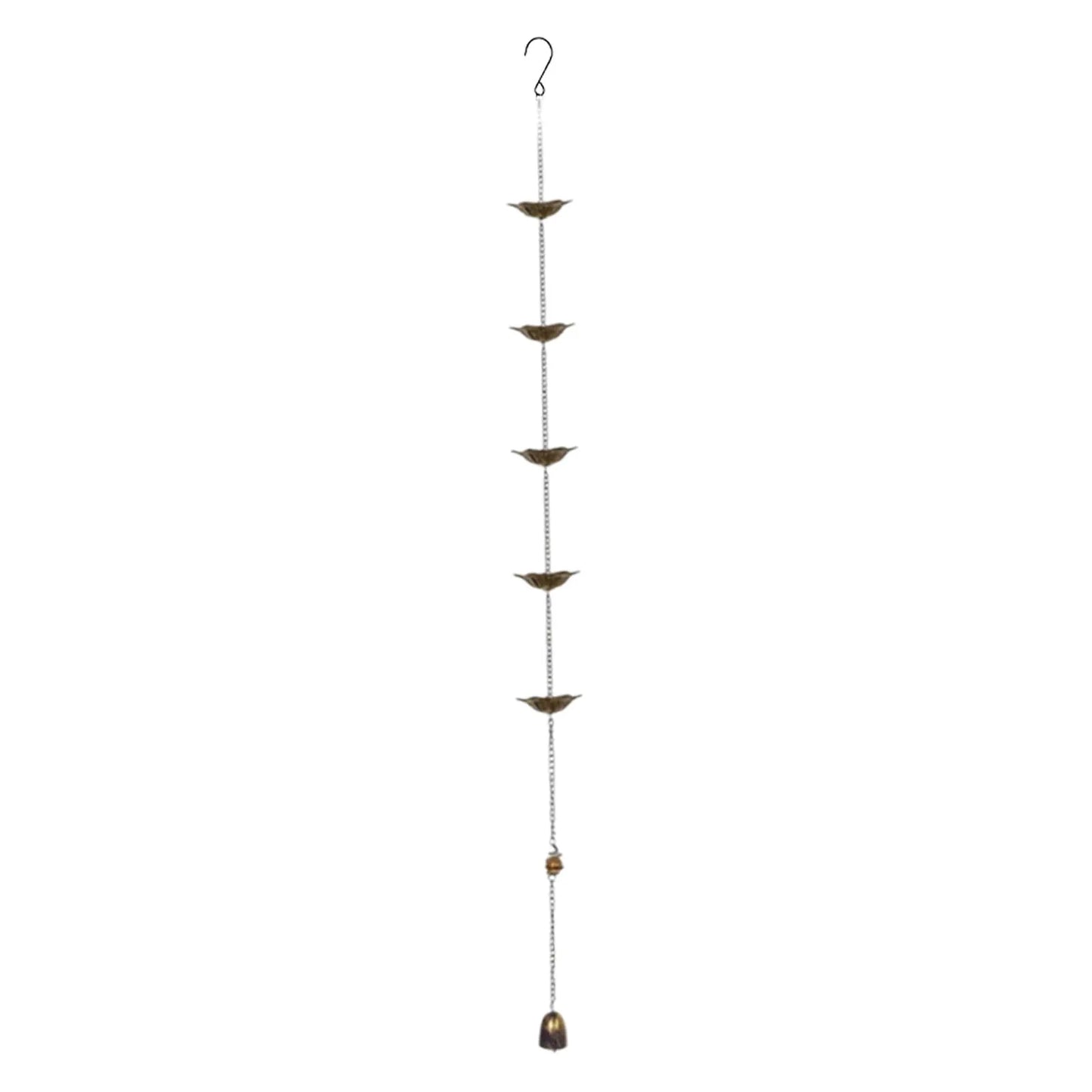 3.3ft Rain Chain Garden Decor Outside Outside Gutter Downspout in Summer Park Embellishment Gutters Downspout Downspout Chain