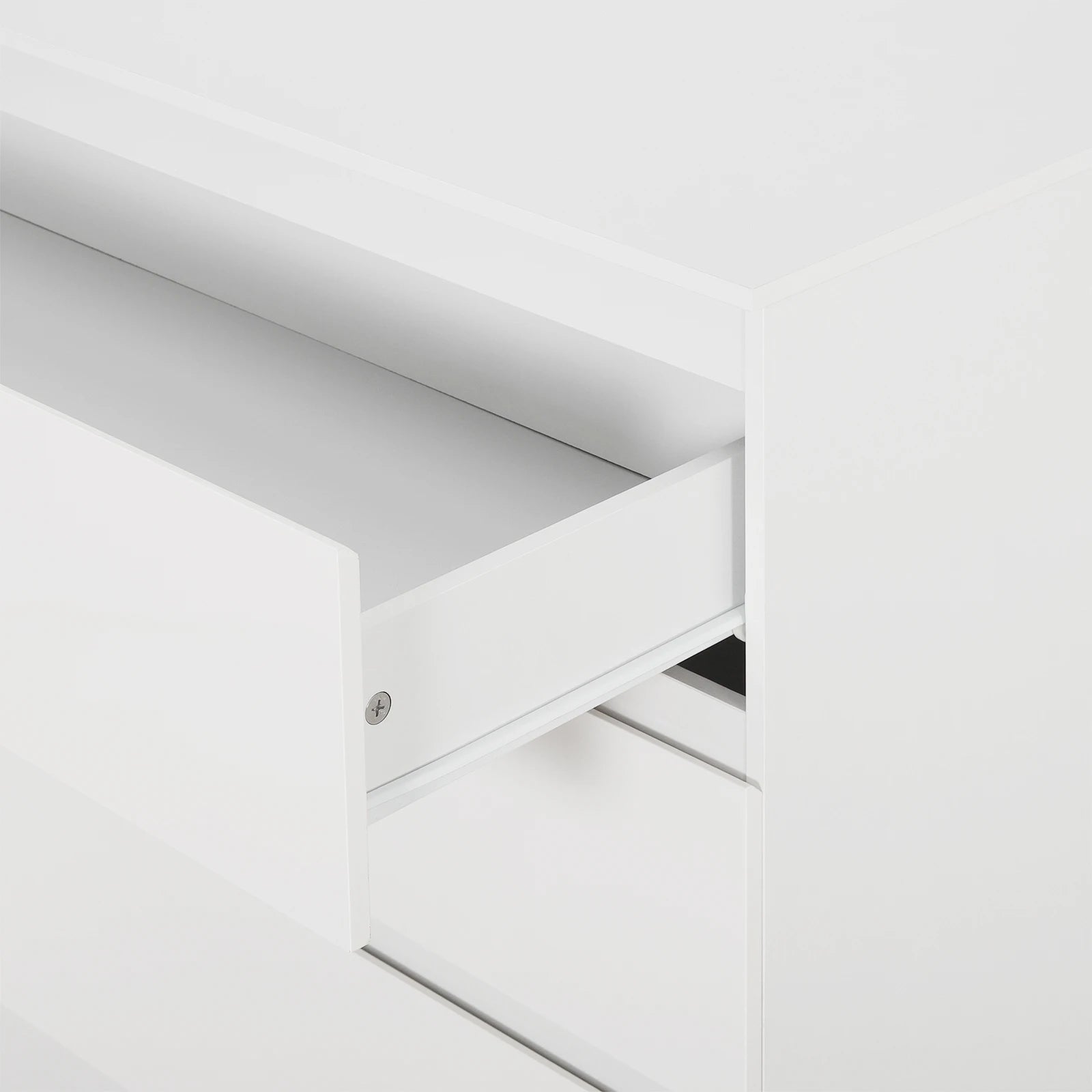 WOLTU 3-Drawer Chest Storage Cabinet Bedroom Wardrobe Sideboard Particleboard Bedside Table for Living Room Study Bedroom