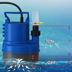 Portable 2900 GPH Sump Pump for Pools, Basements & Ponds