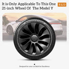 21 Inch Wheel Hub Protection For Tesla Model Y 2020-2024 Performance Rim Patch Protectors ABS Wheel Covers hubcaps