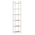 VASAGLE 6-Tier Bookshelf, Bookcase, Shelving Unit, for Office, Study, Living Room, Bedroom, 30 x 40 x 187.5 cm, Industrial