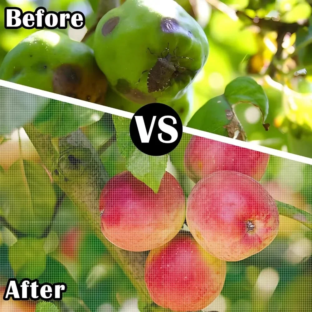 Extra-Thick Garden Netting With Drawstring & Zipper-Insect &Bird Protection For Fruits,Citrus,Flowers Pe Material Insect Netting