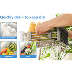 Adjustable Over-Sink Dish Drying Rack - SS Telescopic Space Saver | AlluCanFind