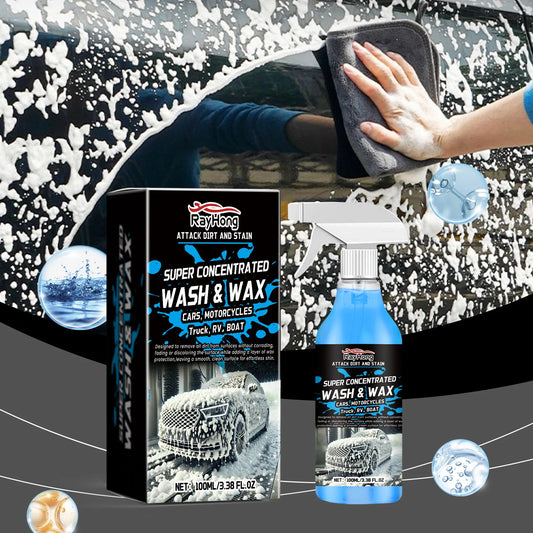 Rayhong 100ml Car Wash Foaming Cleaner Car Paint Care Remove Stain Dir