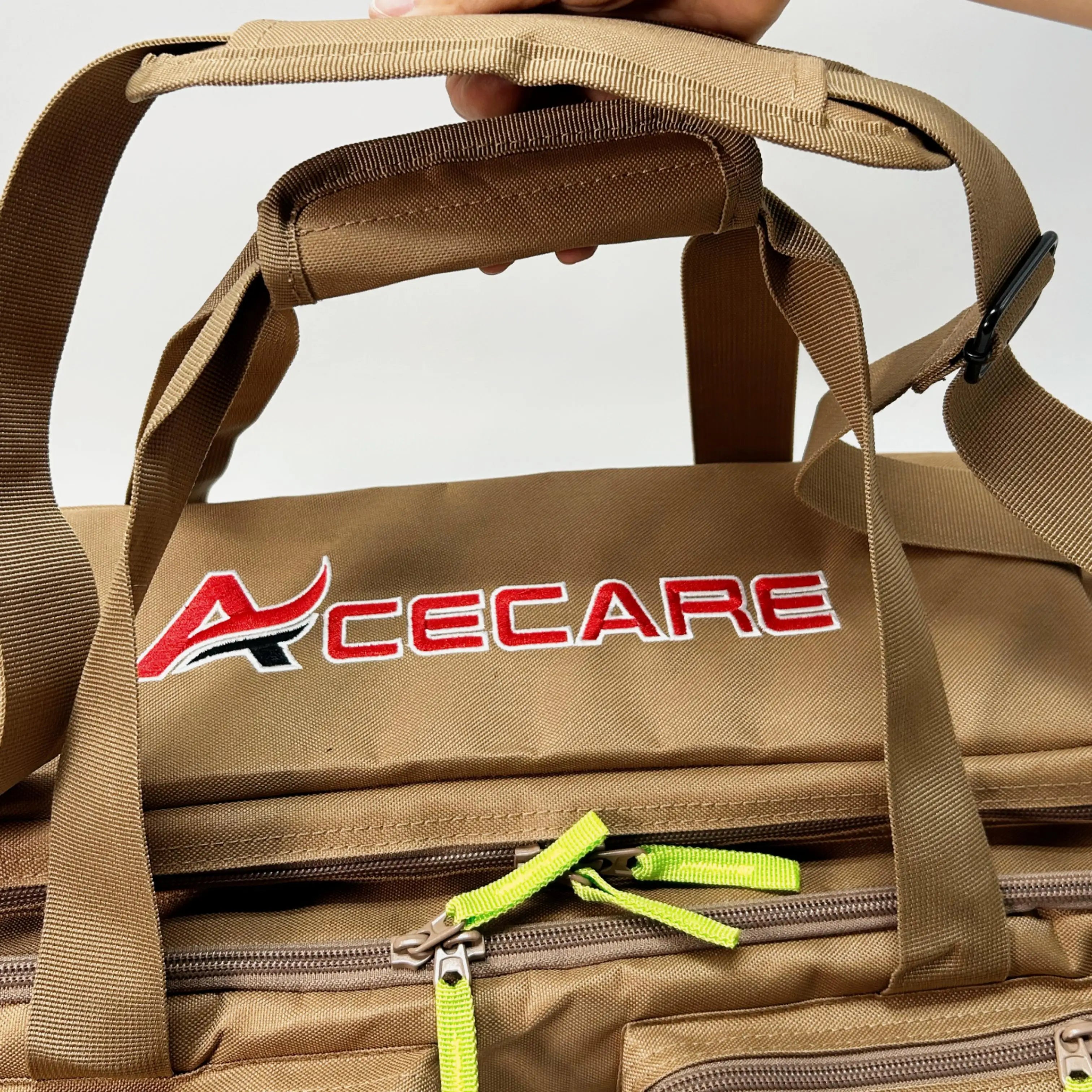 ACECARE 6.8L/9L/12L Cylinder Bag Carbon Fiber Tank Protective Case Backpack Bag for Scuba Diving Tank Baggable Valve Khaki