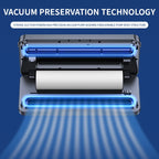 SZUK Electric Food Vacuum Sealer Dry/Wet Food Packaging Seal Built in Cutter Roll Bag Kitchen Food Storage Seal Vacuum Packaging