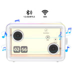 AEEZO L1 Bluetooth Speaker Hi-Fi Audio Clear Glass Screen Dynamic Suspended Lyrics Wireless Portable Audio Video LED Speakers