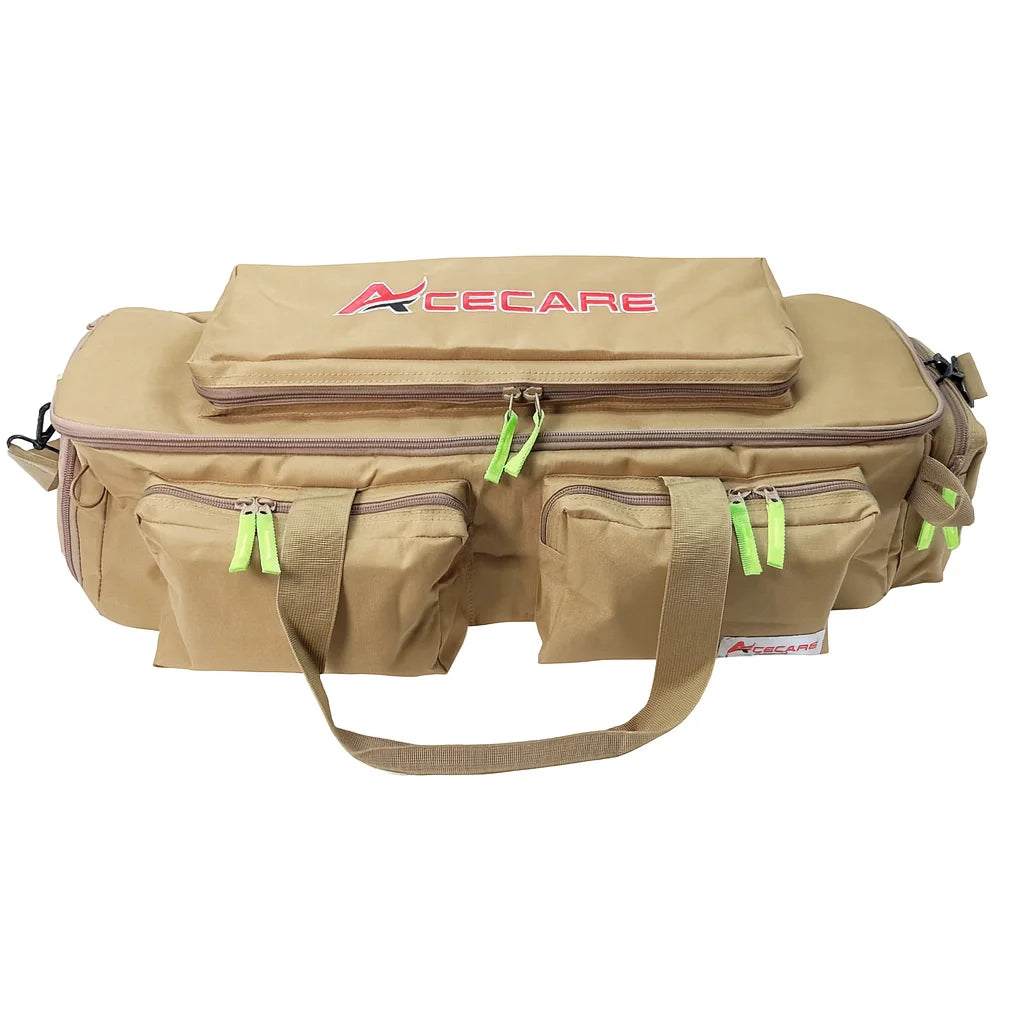 ACECARE 6.8L/9L/12L Cylinder Bag Carbon Fiber Tank Protective Case Backpack Bag for Scuba Diving Tank Baggable Valve Khaki