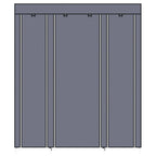 Non-Woven factory 5 Layers 12 compartment Dustproof Wardrobe High Capacity bookshell Open Simple Assembly Storage Cabinet
