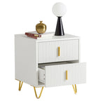 SoBuy FBT115 2 drawer bedside table for box spring bed sofa table side table table phone table bedside cabinet